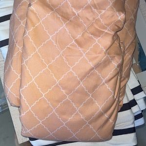 Peachy colored sheet set